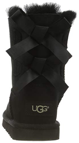 UGG Kids' Bailey Bow Ii Boot, Black, 8 Little Kid US