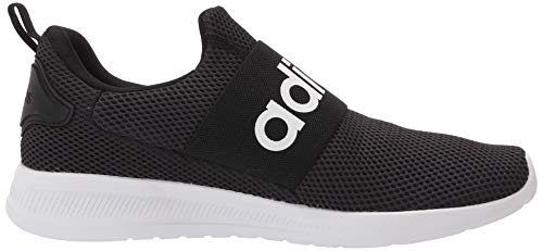 adidas Men's Lite Racer Adapt 4.0 Running Shoes, Black/White/Black, 8