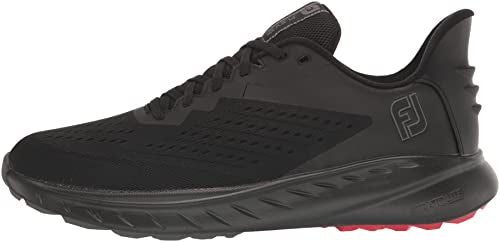 12 FootJoy Men's Fj Flex Xp Golf Shoe, Black/Black