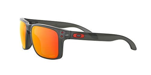 Oakley Men's Holbrook Sunglass, Grey Smoke/Prizm Ruby