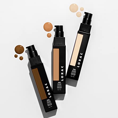 LORAC PRO Soft Focus Longwear Foundation, Light | Full Coverage | Lightweight | Water-Resistant | Oil-Free