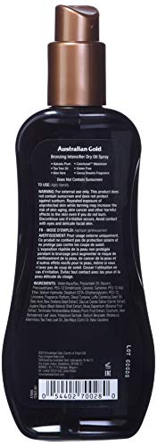 Australian Gold Bronzing Intensifier Dry Oil Spray, 8 Ounce | Colorboost Maximizer (AGDOBS)