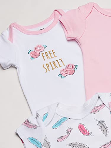 Hudson Baby Unisex Baby Cotton Bodysuits Dream Catcher, 3-6 Months