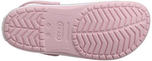Crocs Unisex Crockband Clogs, Pearl Pink/Wild Orchid, 9 US Women