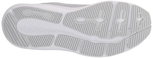 Under Armour Women's Charged Pursuit 3 Running Shoe, Halo Gray (101)/Black, 10