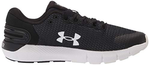 Under Armour Men's Charged Rogue 2.5, Black (001)/White, 8 M US