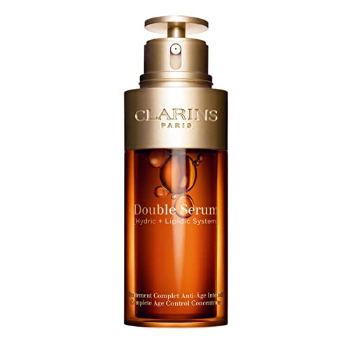 Clarins Double Serum | Award-Winning | Anti-Aging | Visibly Firms, Smoothes and Boosts Radiance in Just 7 Days* | 21 Plant Ingredients, Including Turmeric | All Skin Types, Ages and Ethnicities