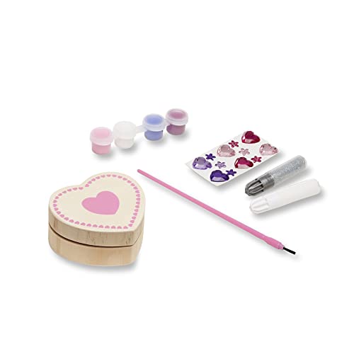 Melissa and Doug Created by Me! Heart Box Wooden Craft Kit
