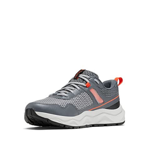 9 Columbia Men's Plateau Hiking Shoe, Monument/Red Quartz