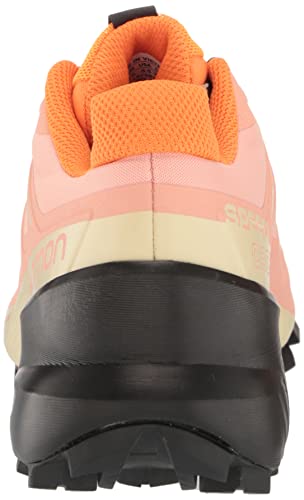 Salomon Speedcross 5 Trail Running Shoes for Women, Blooming Dahlia/Black/Vibrant Orange, 9.5