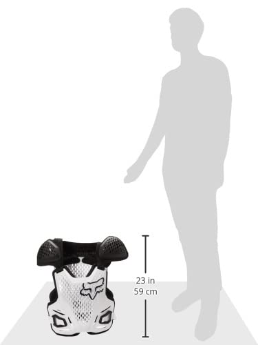 Fox Racing Mens R3 Motocross Roost Deflector,White,L/XL