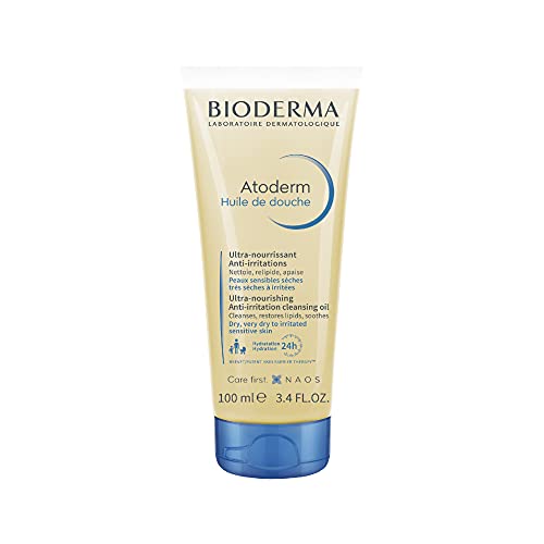 Bioderma - Atoderm - Shower Oil - Moisturizing and Nourishing Body and Face Wash - for Family with Very Dry Sensitive Skin