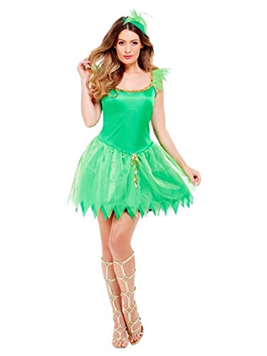 Smiffys Women Woodland Fairy Costume,Green,S - US Size 6-8