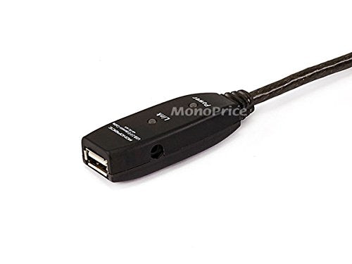 Monoprice 82ft 25M USB 2.0 A Male to A Female Active Extension / Repeater Cable (Kinect and PS3 Move Compatible Extension)