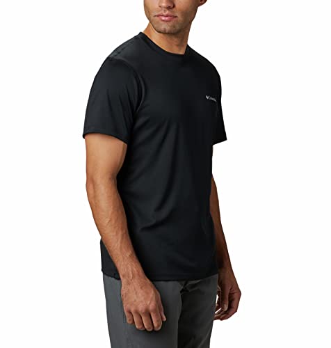 Columbia Men's Zero Rules Short Sleeve Shirt, Black, Medium