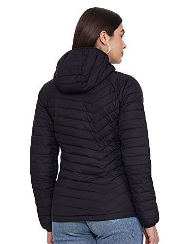 Columbia Women's Powder Lite Hooded Jacket, Black, Small