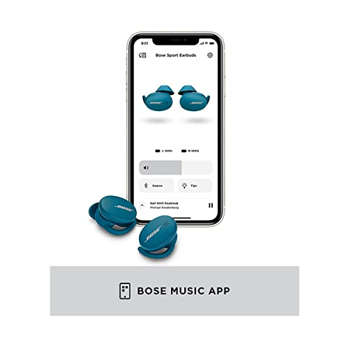 Bose Sport Earbuds - True Wireless Earphones - Bluetooth In Ear Headphones for Workouts and Running, Baltic Blue