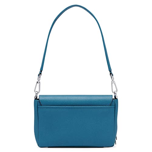 Calvin Klein Ava Novelty Demi Shoulder Bag, Aegean Blue Textured