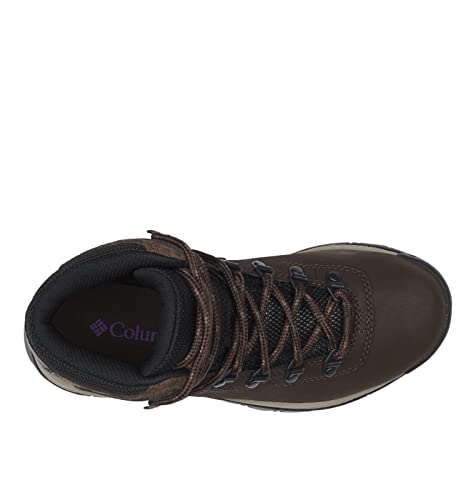 Columbia womens Newton Ridge Plus Waterproof Hiking Boot, Cordovan/Crown Jewel, 10 US