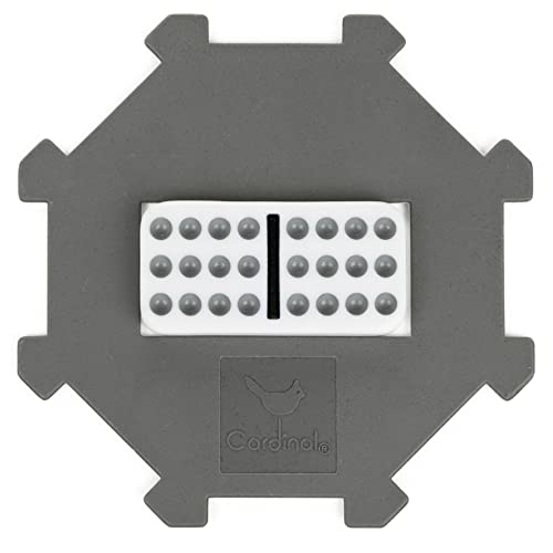 Spin Master Games Double Fifteen Dominoes Set in Storage Tin, for Families and Kids Ages 8 and Up