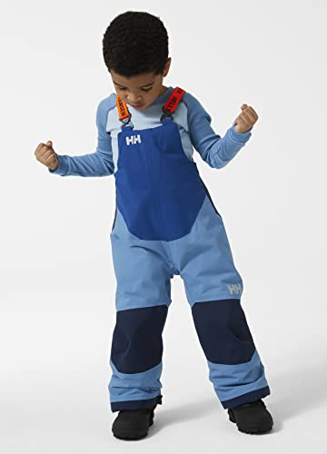 Helly-Hansen unisex child Helly Hansen Kids Rider 2 Insulated Waterproof Windproof Breathable Bib Ski Pants Overalls, 625 Blue Fog, 5T US