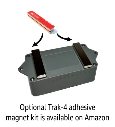 Trak-4 12v GPS Tracker with Wiring Harness for Tracking Equipment, Vehicles, and Assets. Subscription Required.