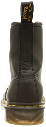 Dr. Martens Unisex 1460 8 Eye Boot, Black Greasy, 11 US Women/10 US Men