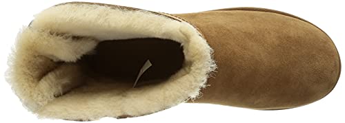 UGG Women's Mini Bailey Bow Ii Boot, Chestnut, 5
