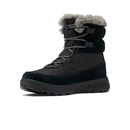 Columbia Women's Slopeside Peak Luxe, Black/Graphite, 5