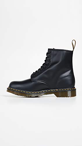 Dr. Martens, Unisex 1460 8 Eye Boot, Black Smooth, 9 US Women/8 US Men