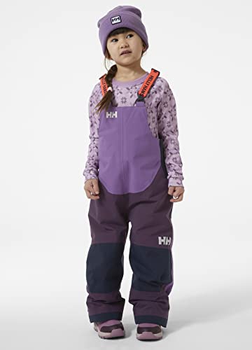 Helly-Hansen Kids Rider 2 Insulated Waterproof Windproof Breathable Bib Ski Pants, 670 Amethyst, 5