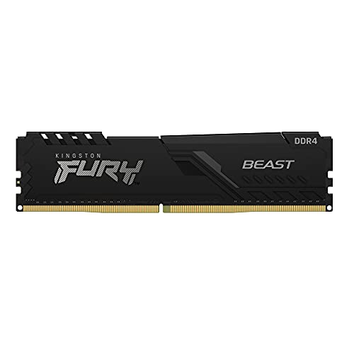 Kingston FURY Beast 64GB (2x32GB) 2666MHz DDR4 CL16 Desktop Memory Kit of 2 KF426C16BBK2/64, Black