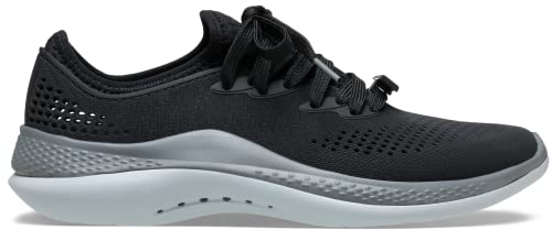 Crocs Men's LiteRide 360 Pacer Sneakers, Black/Slate Grey, 9 Men