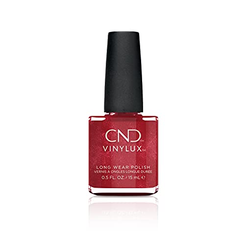 CND Vinylux Longwear Red Nail Polish, Gel-like Shine and Chip Resistant Color, 0.5 Fl Oz