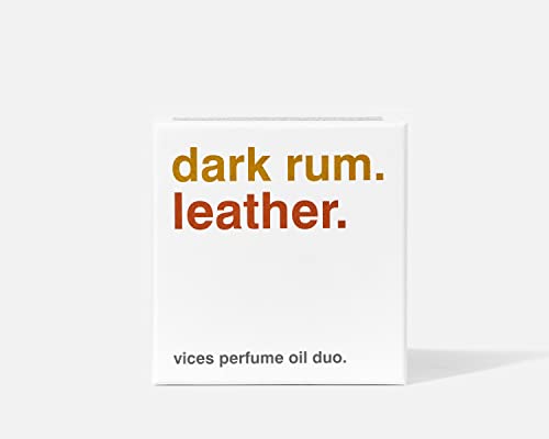 Malin + Goetz Dark Rum Perfume Oil, for Men and Women, Dark and Spicy, Modern Scents, Vegan and Cruelty-Free, 0.3 Fl oz