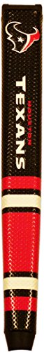 Team Golf NFL Houston Texans Golf Putter Grip Golf Putter Grip with Removable Gel Top Ball Marker, Durable Wide Grip and Easy to Control