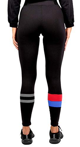 Ultra Game NBA Philadelphia 76ers Womens Leggings Perimeter Fitness Sport Yoga Pants, Black, Small