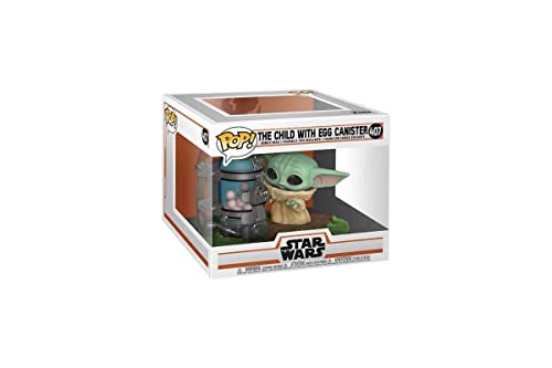 POP Funko Deluxe Star Wars: The Mandalorian - The Child with Canister, Multicolor, Standard