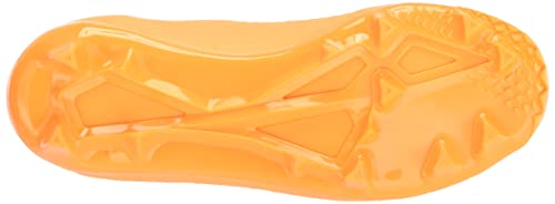 New Balance Boy's Furon V6+ Dispatch Junior FG Soccer Shoe, Impulse/Vibrant Orange, 1.5 Little Kid