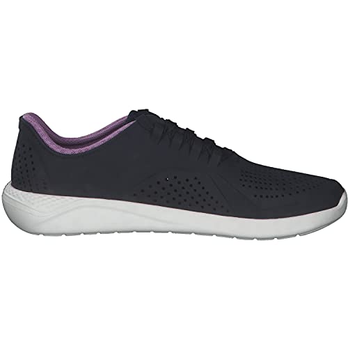 Crocs Women's Literide Pacer Lace-Up Sneakers, Navy/Orchid, 11 Women