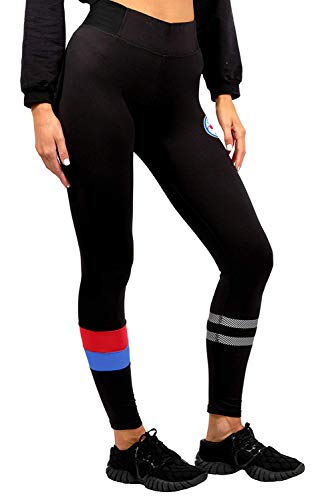 Ultra Game NBA Philadelphia 76ers Womens Leggings Perimeter Fitness Sport Yoga Pants, Black, Medium