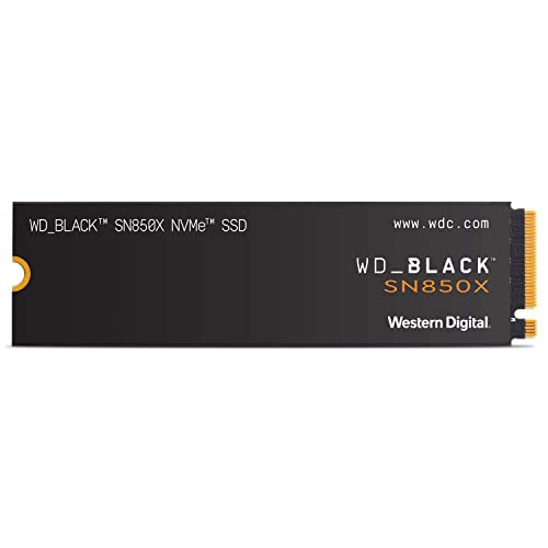 WD_BLACK 1TB SN850X NVMe Internal Gaming SSD Solid State Drive - Gen4 PCIe, M.2 2280, Up to 7,300 MB/s - WDS100T2X0E