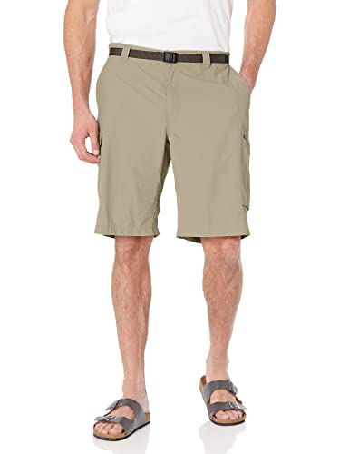 Columbia Men's Standard Silver Ridge Cargo Short, Breathable, UPF 50 Sun Protection, City Grey, 42W x 12L