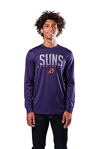 Ultra Game NBA Men's Active Long Sleeve Pullover T-Shirt Small