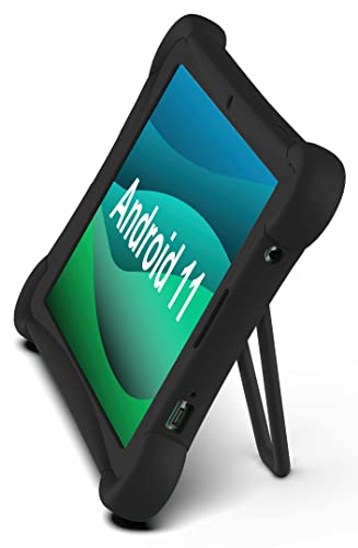 Visual Land Tablet 10 Inch Android 11 Tablets, Prestige Elite 10QH Android 11 10.1 Inch HD IPS Tablet, 32GB Storage, 2GB RAM, Quad-Core Processor, with Protective Bumper Case - Black (2022 Release)