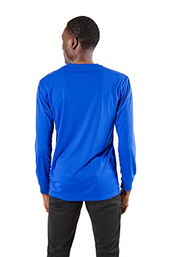 Ultra Game -NBA Men's Active Long Sleeve Pullover T-Shirt