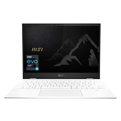 MSI Summit E13 Flip EVO Professional Laptop: 13' IPS-Level Touch Screen, Intel core i7-1185G7, Iris Xe, 32GB RAM, 1TB NVMe SSD, Win10 PRO, Pure White (A11MT-020)