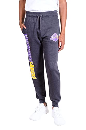 Ultra Game NBA Men's Soft Fleece Active Jogger Sweatpants