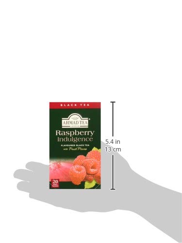 Ahmad Tea Company, Blk Rspbrry, Raspberry Indulgence, 120 Count (Pack of 6)