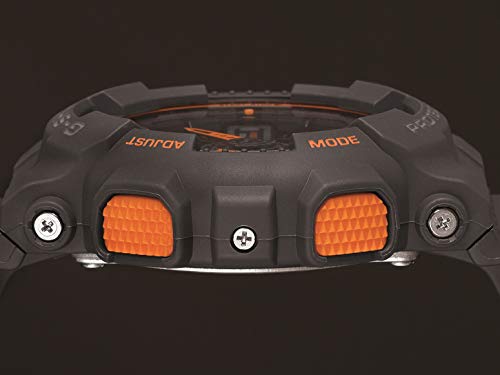 Casio Men's GA-110TS-1A4 G-Shock Analog-Digital Watch With Grey Resin Band